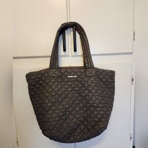 MZ Wallace Gray Quilted Metro Tote Bag